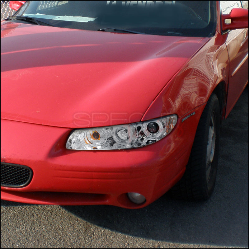 Right Side Headlight Assembly For 1997-2003 Pontiac Grand Prix – Direct Replacement With Housing & Bulb