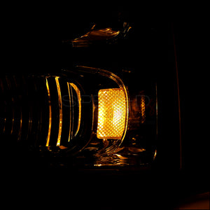 149.95 Spec-D Crystal Headlights Ford F250 / F350 (1999-2004) w/ or w/o LED Light Bar - Redline360