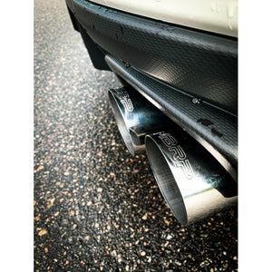 339.99 MBRP Muffler Delete Subaru WRX / STI (2015-2019) 2.5" Exhaust  - Polished/Carbon Fiber Tips - Redline360