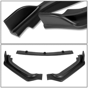 DNA Bumper Lip Infiniti Q60 (18-20) Front Lower w/ Stabilizers [V-Style Design] Matte or Gloss Black / Carbon Fiber