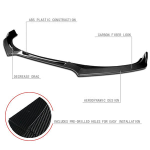 DNA Bumper Lip Toyota 86 (17-21) Front Lower w/ Stabilizers [CS Style] Matte or Gloss Black / Carbon Fiber