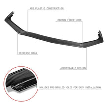 Load image into Gallery viewer, DNA Bumper Lip Honda Civic Sedan (13-15) Front Lower w/ Stabilizers [Aero Style] Matte or Gloss Black / Carbon Look Alternate Image