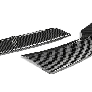 DNA Bumper Lip Hyundai Sonata (15-17) Front Lower w/ Stabilizers [STP-Style Design] Matte or Gloss Black / Carbon Look
