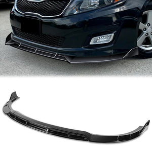 DNA Bumper Lip Kia Optima (14-15) Front Lower w/ Stabilizers [STP Style] Matte or Gloss Black / Carbon Look