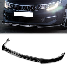 Load image into Gallery viewer, DNA Bumper Lip Kia Optima LX EX LX-Turbo (17-18) Front Lower [STP Style] Matte or Gloss Black / Carbon Look Alternate Image