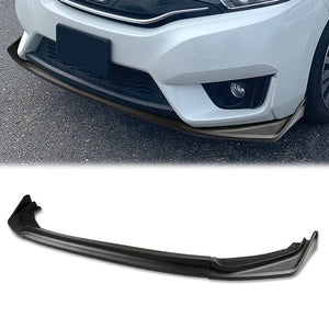DNA Bumper Lip Honda Fit (14-17) Front Lower w/ Stabilizers - Matte or Gloss Black / Carbon Fiber