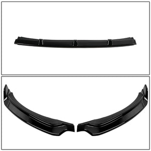 DNA Bumper Lip Hyundai Elantra (17-18) Front Lower w/ Stabilizers - Matte or Gloss Black / Carbon Fiber Look