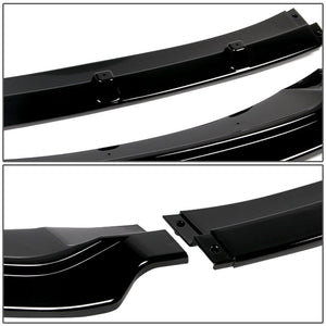DNA Bumper Lip Hyundai Elantra (17-18) Front Lower w/ Stabilizers - Matte or Gloss Black / Carbon Fiber Look