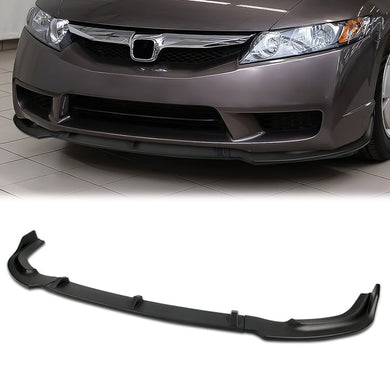 DNA Bumper Lip Honda Civic Sedan (06-11) Front Lower w/ Stabilizers - Matte or Gloss Black / Carbon Fiber