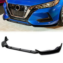 Load image into Gallery viewer, DNA Bumper Lip Nissan Sentra (20-22) Front Lower w/ Stabilizers - Matte or Gloss Black / Carbon Look Alternate Image