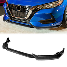 Load image into Gallery viewer, DNA Bumper Lip Nissan Sentra (20-22) Front Lower w/ Stabilizers - Matte or Gloss Black / Carbon Look Alternate Image