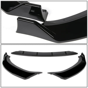 DNA Bumper Lip BMW 3 Series F30/F31/F34 (16-19) Front Lower w/ Stabilizers - Matte or Gloss Black / Carbon Fiber