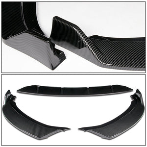 DNA Bumper Lip BMW 3 Series F30/F31/F34 (16-19) Front Lower w/ Stabilizers - Matte or Gloss Black / Carbon Fiber