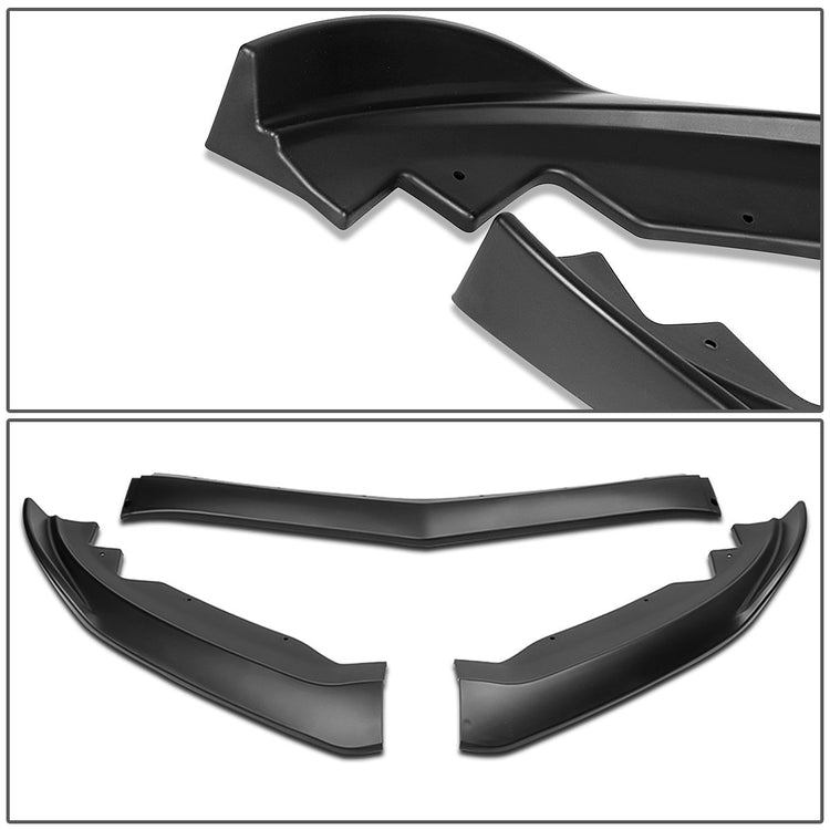 DNA Bumper Lip Cadillac ATS (15-18) Front Lower w/ Stabilizers [CS Style]  Matte or Gloss Black / Carbon Fiber