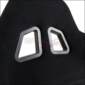 249.00 Spec-D Racing Seats [JDM Bride Style - Black Cloth) Sold as a Pair - Redline360