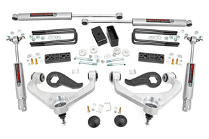 Rough Country Lift Kit Chevy Silverado 3500HD 2WD/4WD (20-22) [3" Lift] Premium N3 or V2 Monotube Shocks