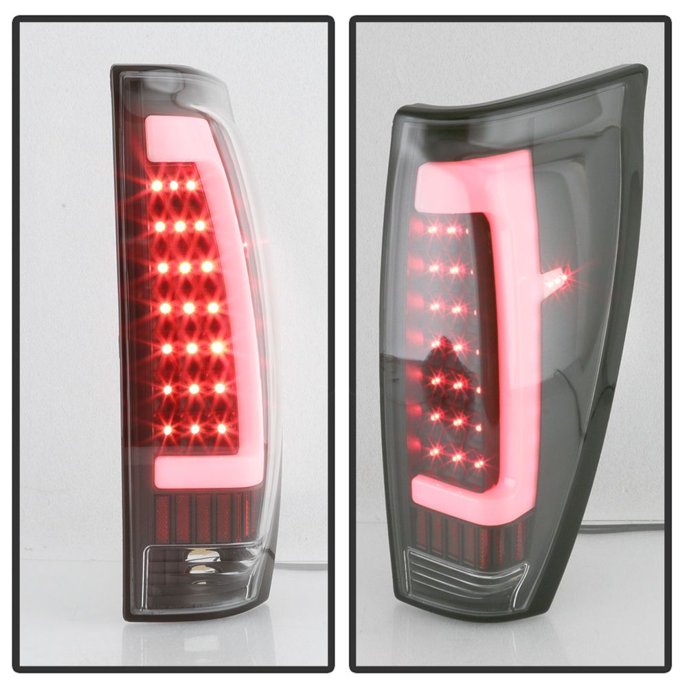 Xtune LED Tail Lights Chevy Avalanche (0206) [w/ LED Light Tube] Blac