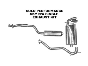 647.14 Solo Performance Single Catback Exhaust Saturn Sky 2.4L (2006-2009) 998505SL - Redline360