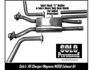 948.78 Solo Performance Mach SXT EM Catback Exhaust Dodge Charger/Magnum V6 (06-10) 991117SL - Redline360