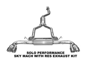 929.10 Solo Performance Mach Catback Exhaust Saturn Sky 2.4L (2006-2009) 998507SL - Redline360