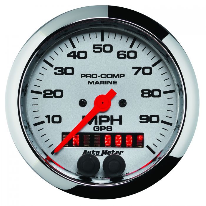 367.63 Autometer Marine Ultra-Lite Series GPS Speedometer Gauge 0-100 MPH (3-3/8