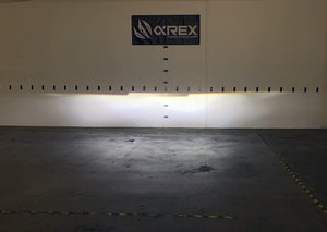 650.00 AlphaRex Dual LED Projector Headlights Chevy Silverado (2007-2013) LUXX Series w/ Sequential Turn Signal - Chrome / Jet Black - Redline360