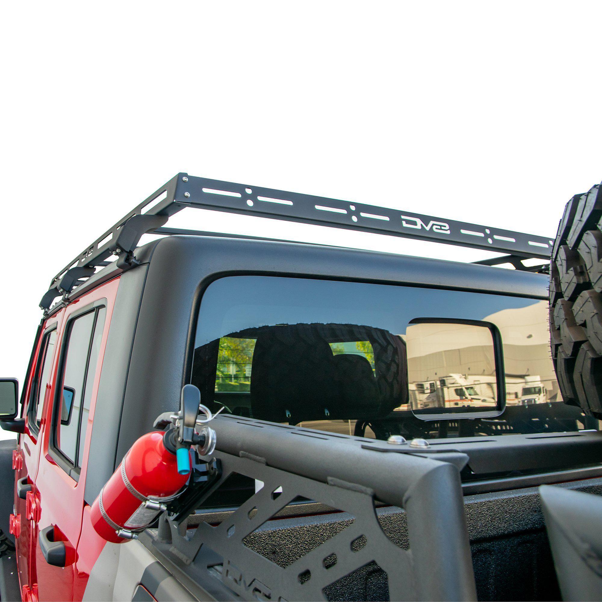 DV8 Off Road Roof Rack Jeep Wrangler JK 4DR (2007-2018) Gladiator JL 2 –  Redline360