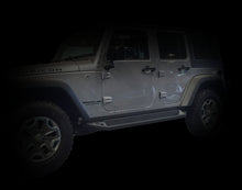 Load image into Gallery viewer, 489.99 DV8 Off Road Rock Sliders Jeep Wrangler JK 4 Door (2007-2018) with Step / Tubular Style / with Rock Skins - Redline360 Alternate Image