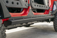 Load image into Gallery viewer, 489.99 DV8 Off Road Rock Sliders Jeep Wrangler JK 4 Door (2007-2018) with Step / Tubular Style / with Rock Skins - Redline360 Alternate Image