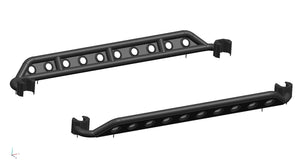 489.99 DV8 Off Road Rock Sliders Jeep Wrangler JK 4 Door (2007-2018) with Step / Tubular Style / with Rock Skins - Redline360