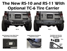 Load image into Gallery viewer, 579.99 DV8 Off Road Rear Bumper Jeep Wrangler JK (2007-2018) RBSTTB-11 - Redline360 Alternate Image