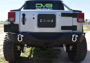 489.99 DV8 Off Road Rear Bumper Jeep Wrangler JK (2007-2018) RBSTTB-04 - Redline360