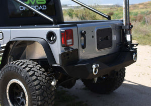 489.99 DV8 Off Road Rear Bumper Jeep Wrangler JK (2007-2018) RBSTTB-04 - Redline360