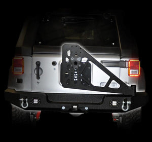 689.99 DV8 Off Road Tire Carrier Jeep Wrangler JK (2007-2018) Body Mount / with Bearing - Redline360