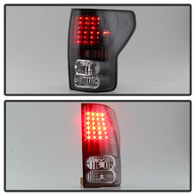 Load image into Gallery viewer, Xtune LED Tail Lights Toyota Tundra (2007-2013) Black / Black Smoked / Smoked Alternate Image