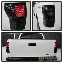 Load image into Gallery viewer, Xtune LED Tail Lights Toyota Tundra (2007-2013) Black / Black Smoked / Smoked Alternate Image