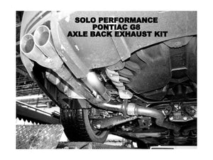 517.71 Solo Performance Exhaust Pontiac G8 V8 (2008-2009) Axleback - Quad Tips - 994188SL - Redline360