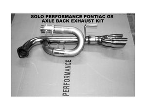 517.71 Solo Performance Exhaust Pontiac G8 V8 (2008-2009) Axleback - Quad Tips - 994188SL - Redline360