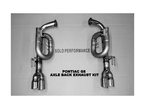 517.71 Solo Performance Exhaust Pontiac G8 V8 (2008-2009) Axleback - Quad Tips - 994188SL - Redline360