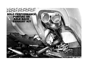 517.71 Solo Performance Exhaust Pontiac G8 V8 (2008-2009) Axleback - Quad Tips - 994188SL - Redline360