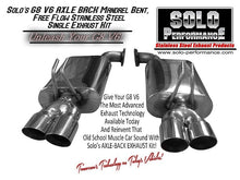 Load image into Gallery viewer, 576.64 Solo Exhaust Pontiac G8 V6 (2008-2009) Performance - 994186SL - Redline360 Alternate Image