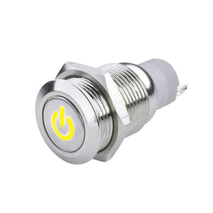 22.46 Oracle Pre-Wired Power Symbol Flush Mount LED Switch - On/Off or Momentary Style - Redline360