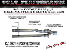 Load image into Gallery viewer, 226.80 Solo Performance Muffler Delete Dodge Ram 1500 5.7L Hemi (09-18) 991900SL - Redline360 Alternate Image