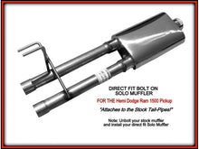 Load image into Gallery viewer, Solo Muffler Assembly Dodge Ram 1500 5.7L Hemi (09-18) Performance Bolt-On - 991940SL - Default Title Alternate Image