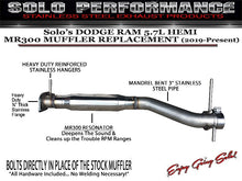 Load image into Gallery viewer, Solo Performance Dodge 5.7L Hemi (2019-2020) MR400 Muffler Delete w/ Resonator - Quite/Loud/Loudest - Quiet Alternate Image