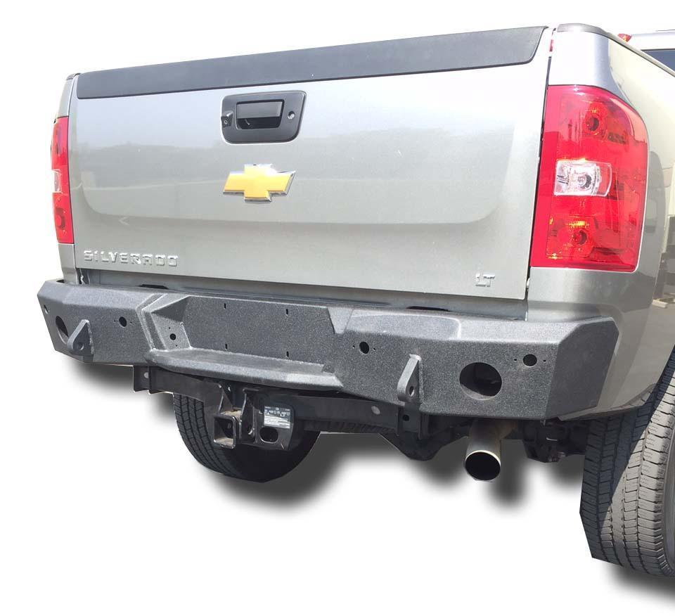 799.99 DV8 Off Road Rear Bumper Chevy Silverado (2011-2014) Steel - RBCS2-01 - Redline360