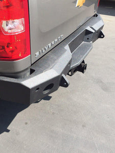 799.99 DV8 Off Road Rear Bumper Chevy Silverado (2011-2014) Steel - RBCS2-01 - Redline360