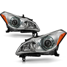 Load image into Gallery viewer, Xtune Projector Headlights Infiniti M37 (11-14) [Non-AFS w/ Xenon/HID Models] Chrome w/ Amber Turn Signal Lights Alternate Image