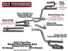 Load image into Gallery viewer, 914.76 Solo Performance Mach SXT LM Catback Exhaust Dodge Charger V6 (2011-2014) 991118SL - Redline360 Alternate Image