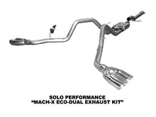 Load image into Gallery viewer, 862.70 Solo Performance Mach X Eco Dual Catback Exhaust Ford F150 V6 EcoBoost (11-14) 145″ or 157″ Wheel Base - Redline360 Alternate Image